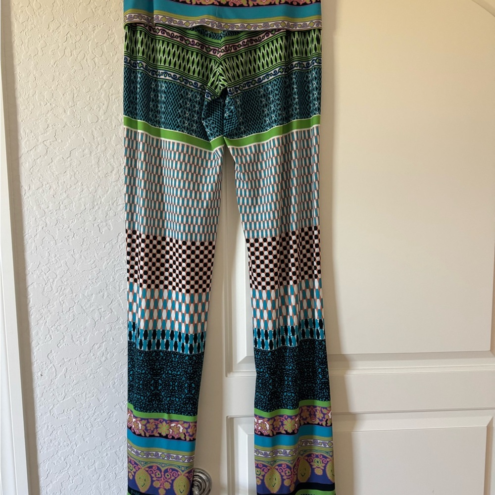 Hale bob - stretchy minor flare leg Colorful Patterned Pants